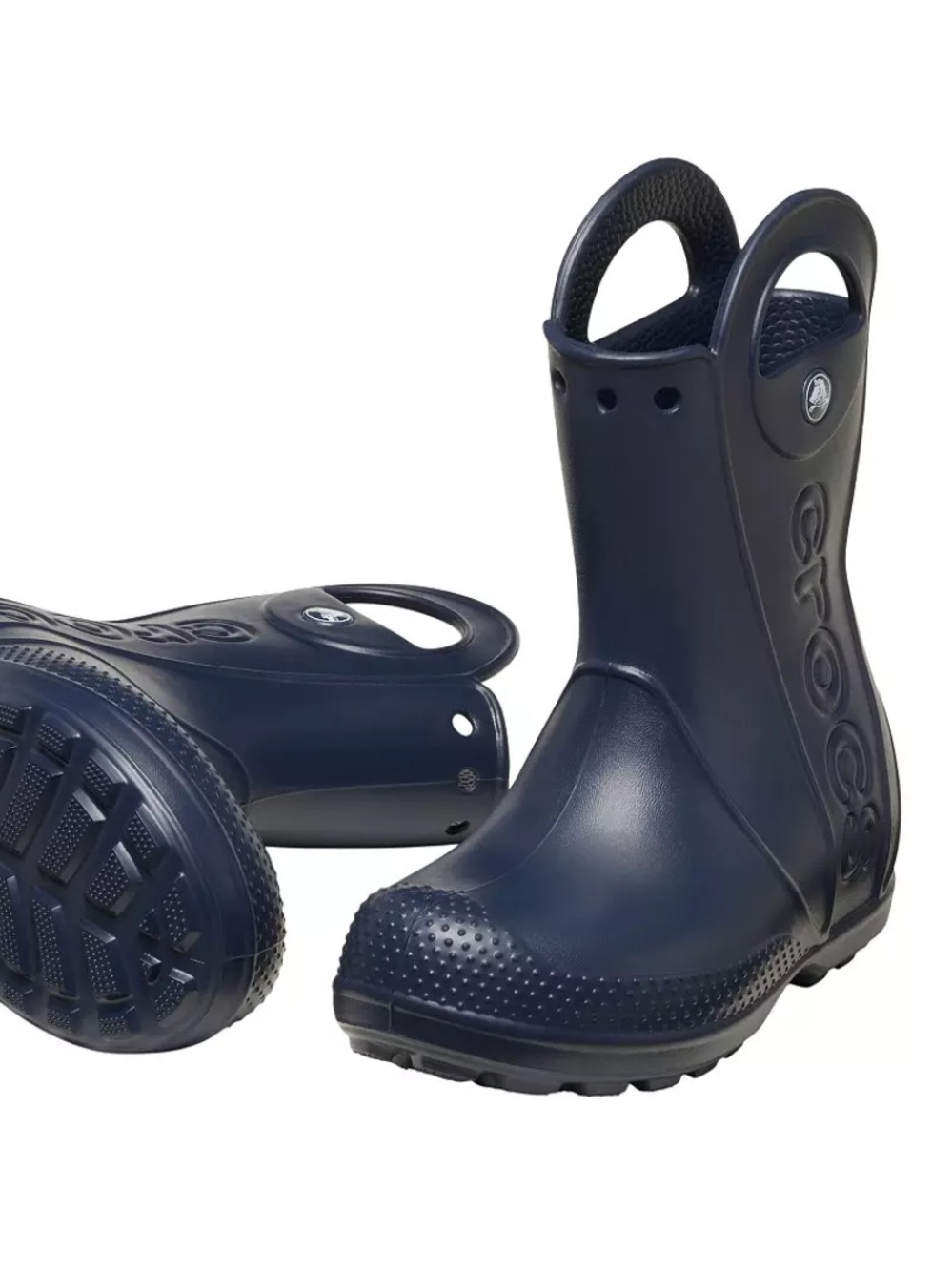 Crocs Kids Handle It Rain Boots toddler sz 6 boys unisex rubber lightweight new